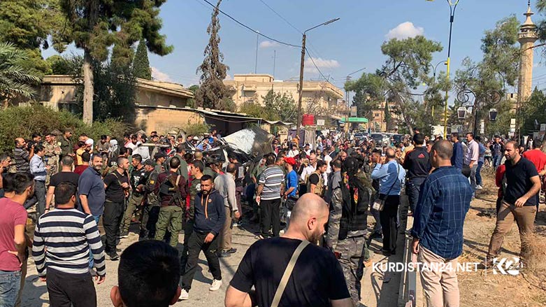 له‌ قامیشلۆ ئۆتۆمبێلێك ته‌قییه‌وه‌